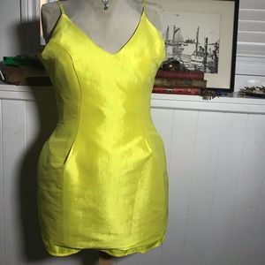 LUXXEL | BRIGHT SUNSHINE YELLOW PARTY DRESS 🌞